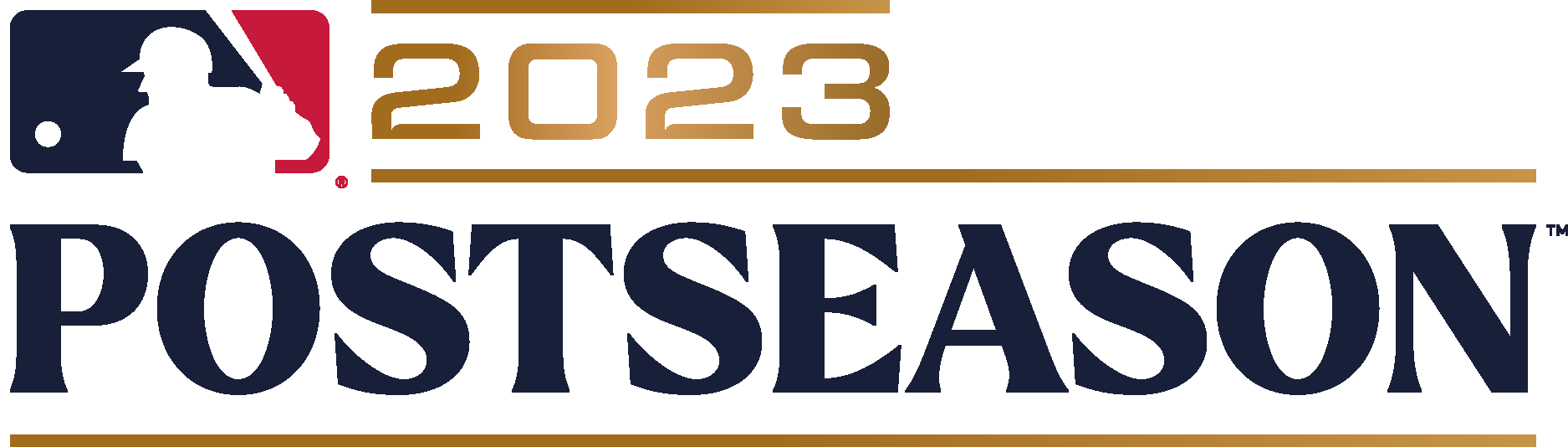 2023 MLB Postseason Logo Vector Logo